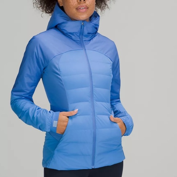 LULULEMON DOWN FOR IT ALL JACKET/COAT-BLUE NILE,10 - Picture 9 of 15